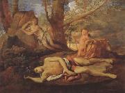 Nicolas Poussin E-cho and Narcissus (mk08) oil painting picture wholesale